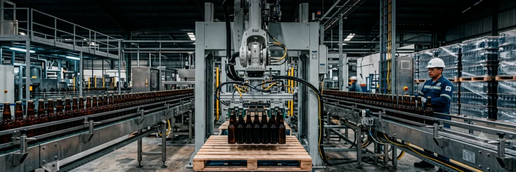 Modernización de paletizadora industrial con sistema neumático de acomodo